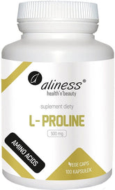 L - Prolin L - Prolin 500mg 100 plantaardige capsules ALINESS